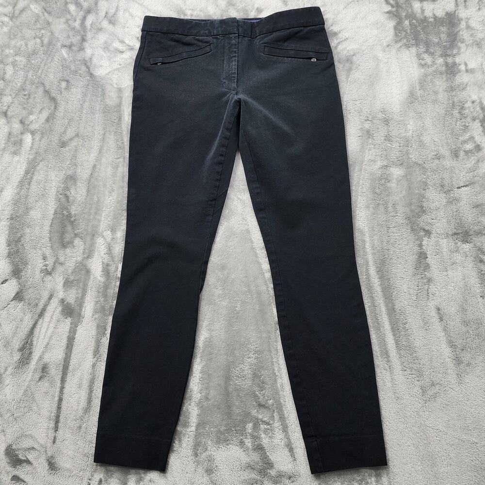 Gap Pants Womens 10 L LONG Black Bi-Stretch Ultra Skinny‎ Preppy Office Career